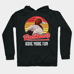 Redheads Have More Fun Retro Style Duck Gift Hoodie